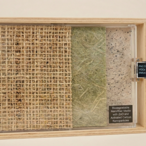 Biodegradable Air Filter with Nanocomposite Formulation